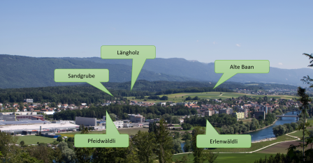 Die Namen unserer Waldabschnitte